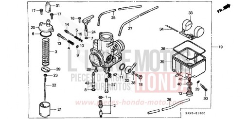 CARBURATEUR CRM125RN de 1992